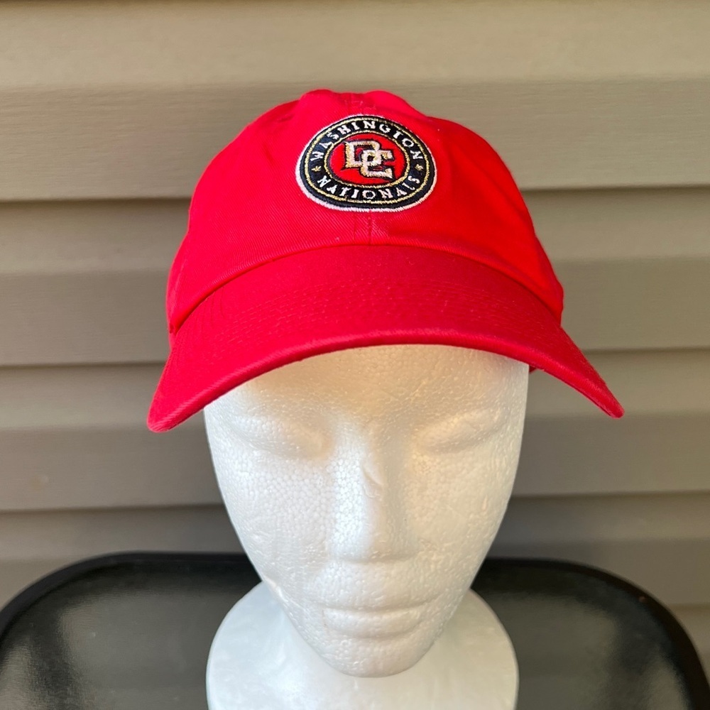 Rare-Vintage Nike Washington Nationals Adjustable MLB Baseball Logo OS